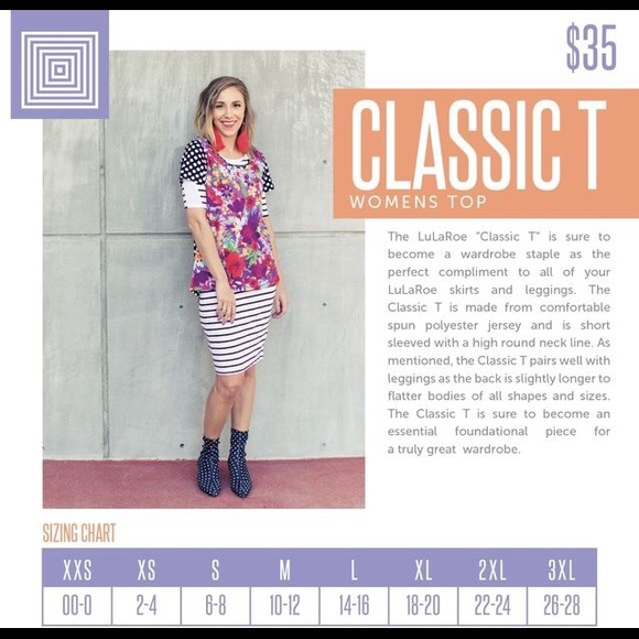 Gray/Pink Arrow LuLaRoe Classic Tee - BNWT XXS - Picture 3 of 6